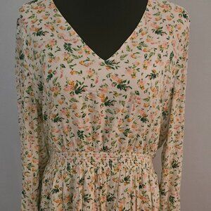 Banana Republic Tiered Fit and Flare Floral Dress